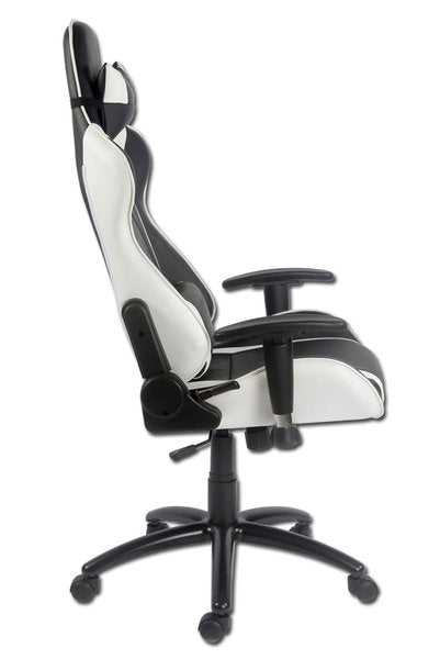 LC-Power Konferenzstuhl LC-GC-2 – 66×66×132 cm, schwarz/weiss