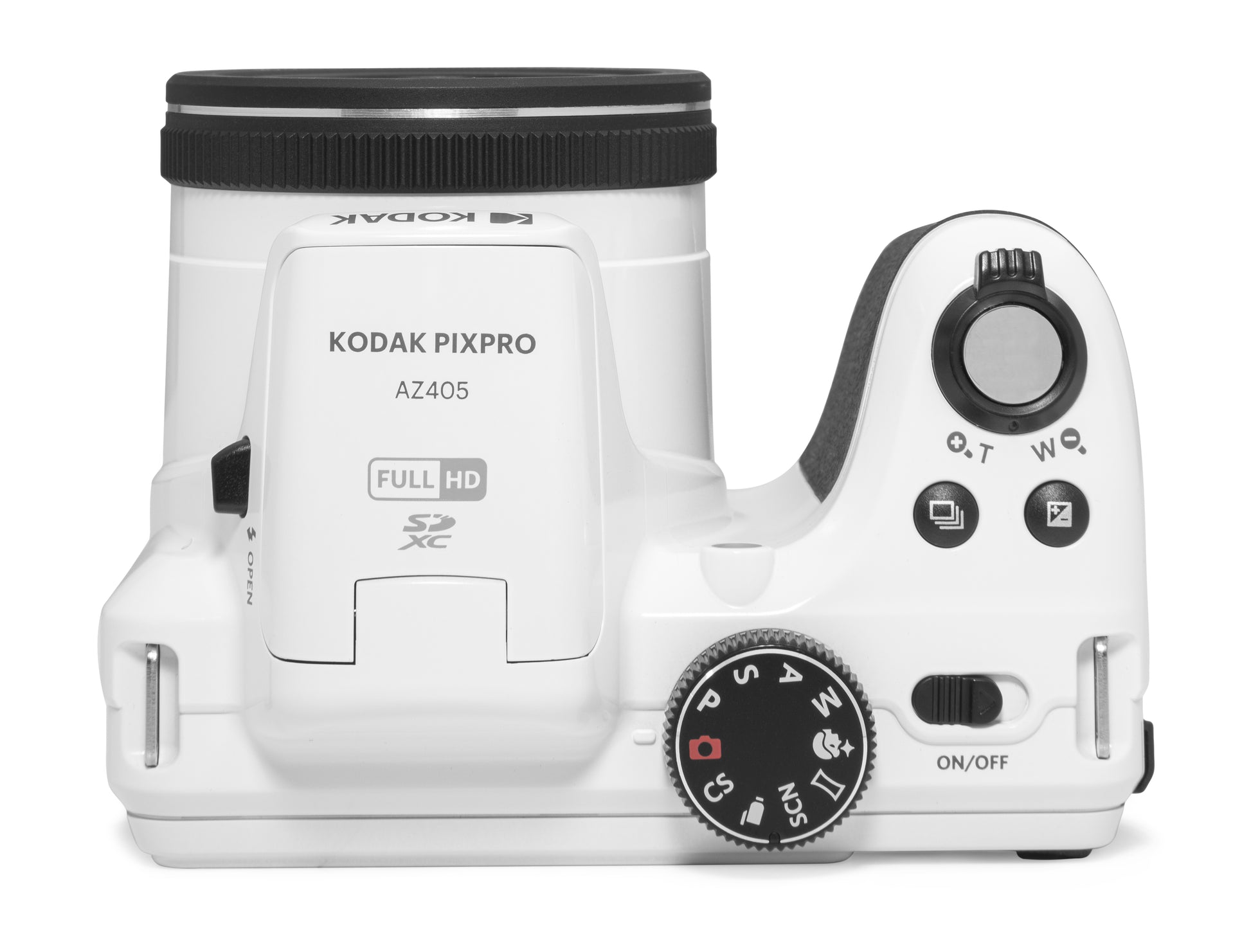 Kodak AZ405 – Bridgekamera, 40× optischer Zoom, 20,68 MP, 1080p, Weiss