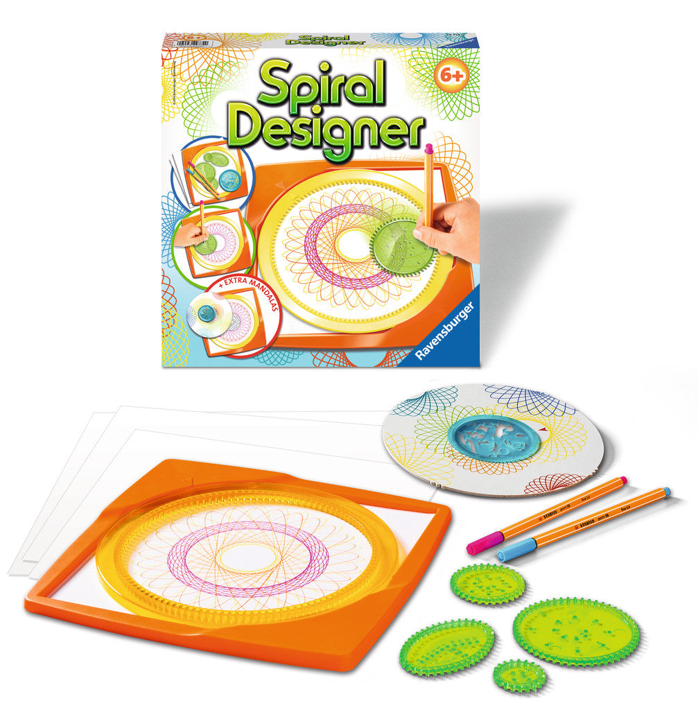 Ravensburger Spiral-Designer – Spirograph-Set – Spirale – ab 6 Jahren