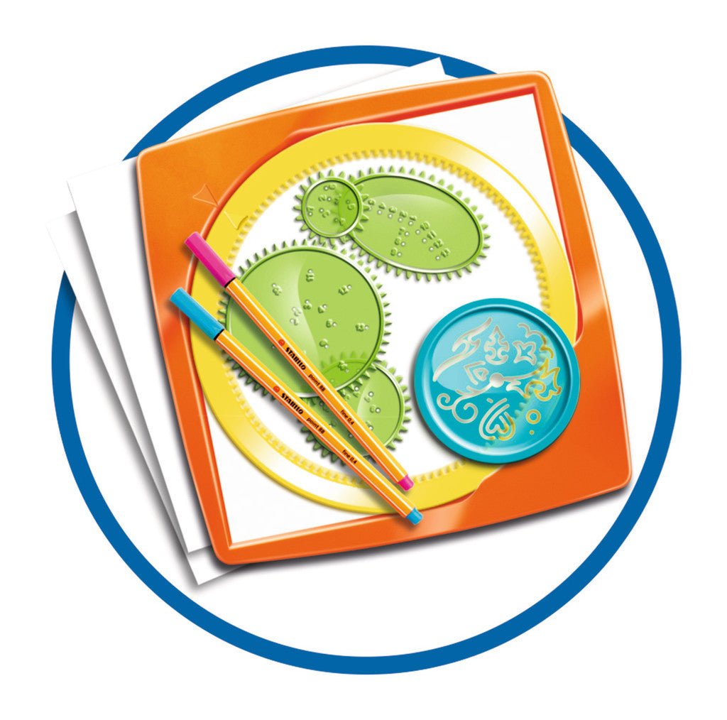 Ravensburger Spiral-Designer – Spirograph-Set – Spirale – ab 6 Jahren