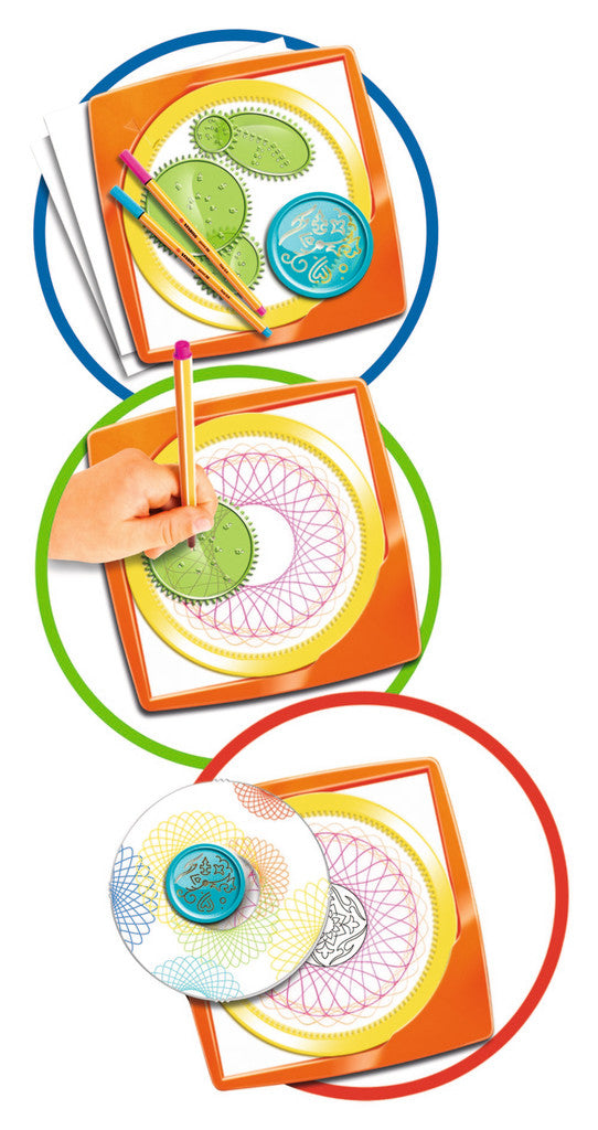 Ravensburger Spiral-Designer – Spirograph-Set – Spirale – ab 6 Jahren