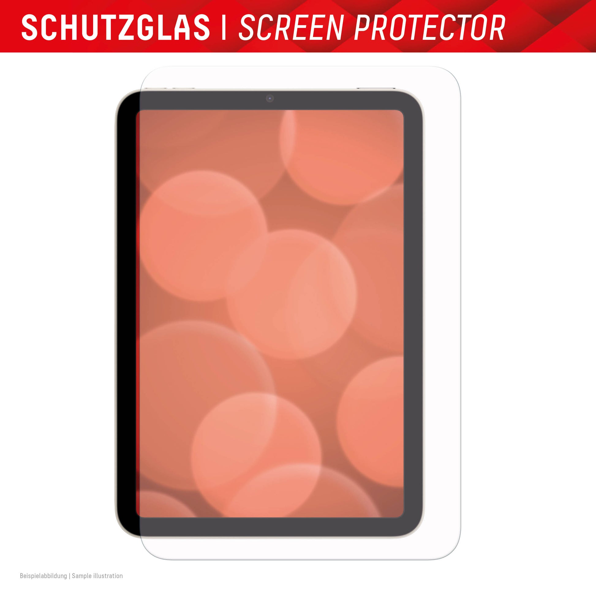 Displex Panzerglas für iPad mini 8,3" (6./7. Gen.) – 9H, Anti-Fingerprint