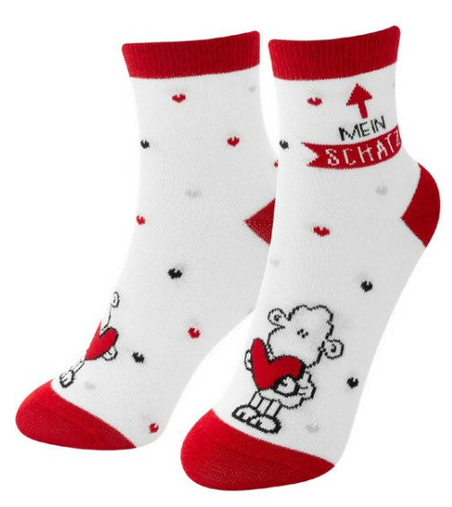 Sheepworld Socken – Grösse 36–40, Weiss, 80% Baumwolle/15% Nylon/5% Elasthan, 8er-Pack