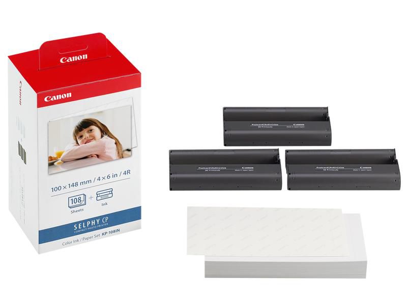 Canon Papier-Set – 108 Blätter, inkl. 1 × Farbband