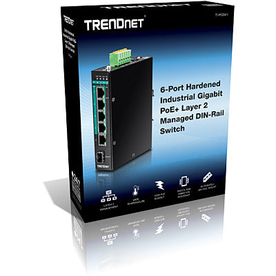 TRENDnet TI-PG541i – Managed Switch – 5×GbE, 1×SFP, L2+, PoE+ 120 W