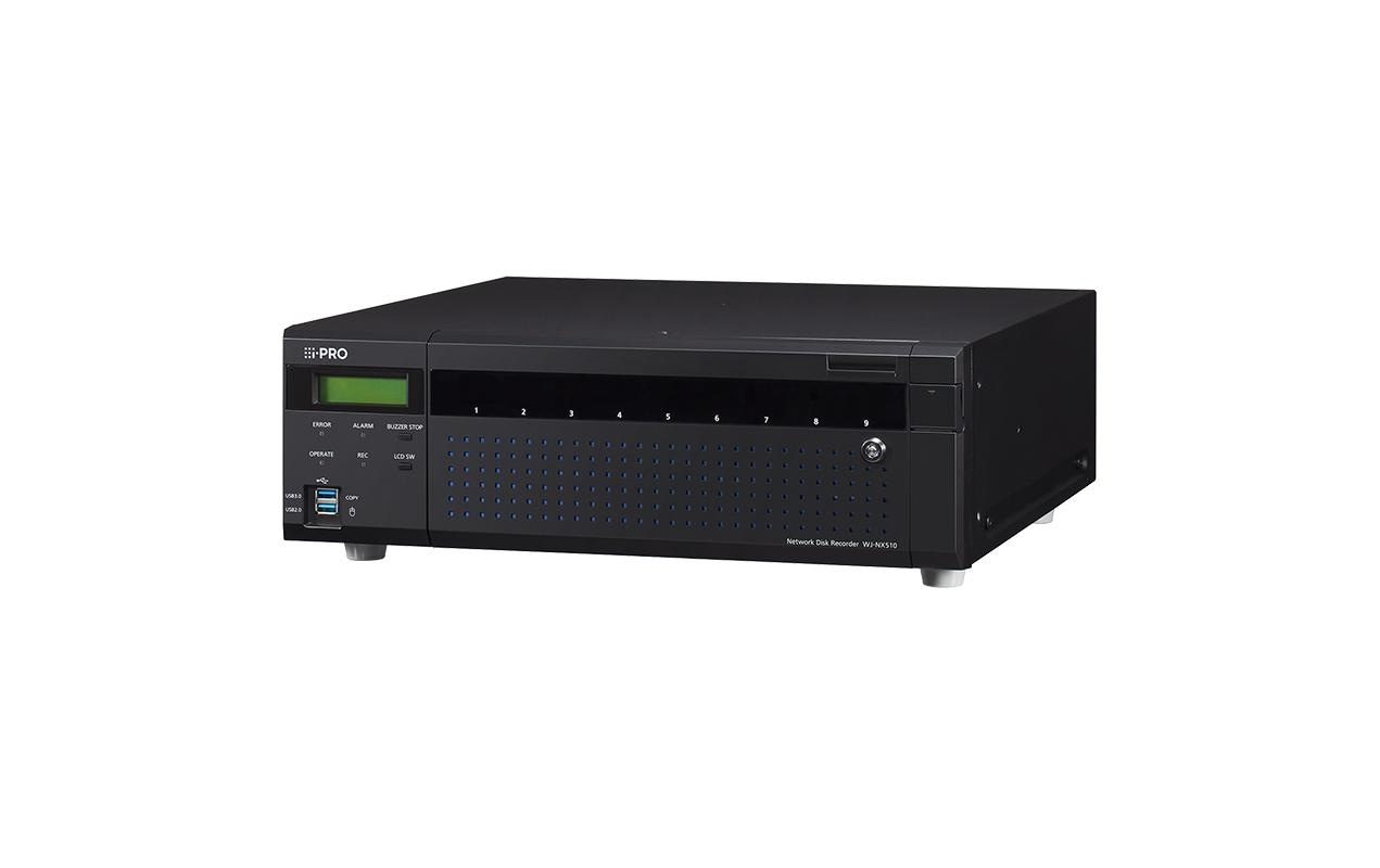 i-PRO WJ-NX510KG Netzwerkrecorder – 64 Kanäle, 384 Mbit/s, RAID 1