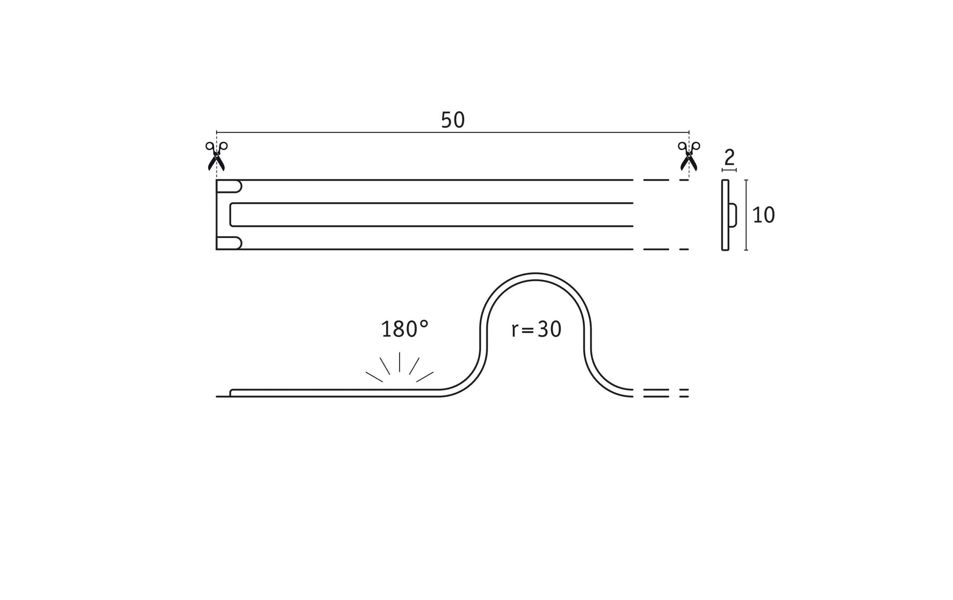 Paulmann LED-Strip – 5 m, 7000 lm, 68 W, 6500 K, dimmbar, weiss