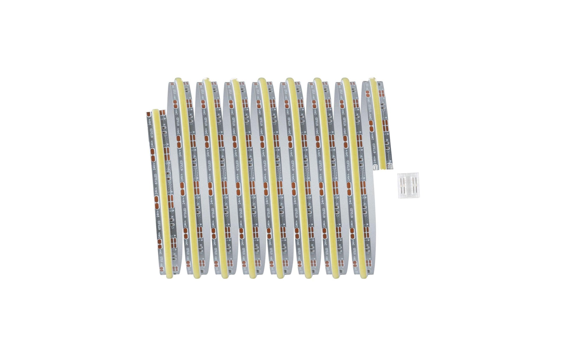 Paulmann LED-Strip MaxLED 1000 71116 – 2,5 m, 3000 lm, 23,5 W, 2700–6500 K, dimmbar, silber
