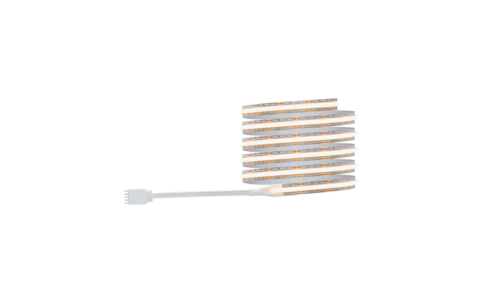 Paulmann LED-Strip MaxLED 500 – Basisset, 1,5 m, 900 lm, 11 W, 2700–6500 K, dimmbar, silber, inkl. Netzteil