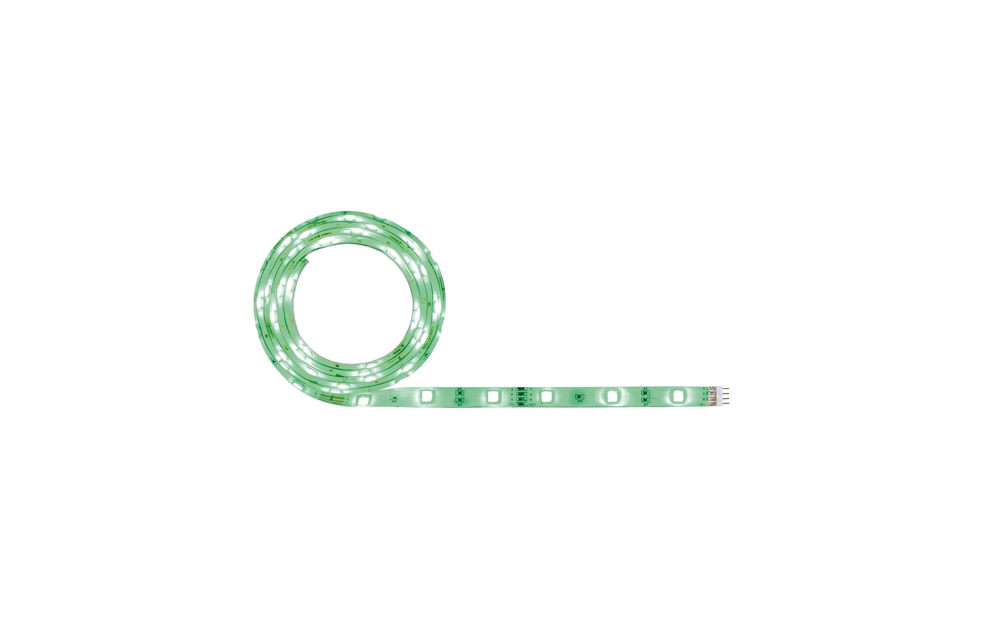 Paulmann LED-Strip – Komplettset, 1,5 m, 168 lm, 12,5 W, RGB, dimmbar, weiss, Netzteil, Fernbedienung