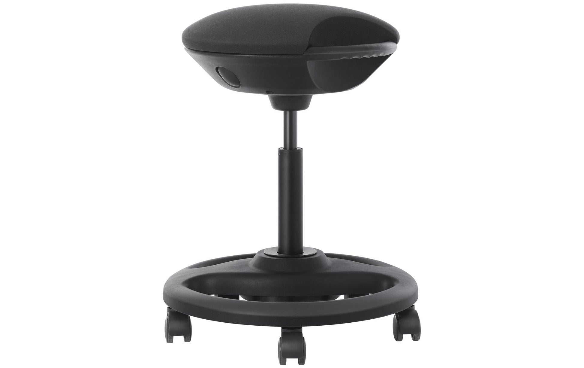 Songmics Destiny Stehhocker – Schaum – Schwarz, 55–73 cm, bis 110 kg