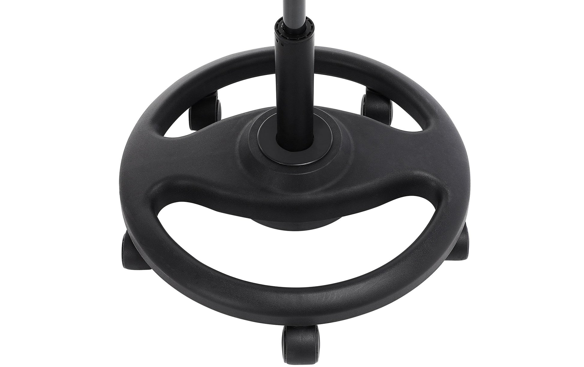 Songmics Destiny Stehhocker – Schaum – Schwarz, 55–73 cm, bis 110 kg