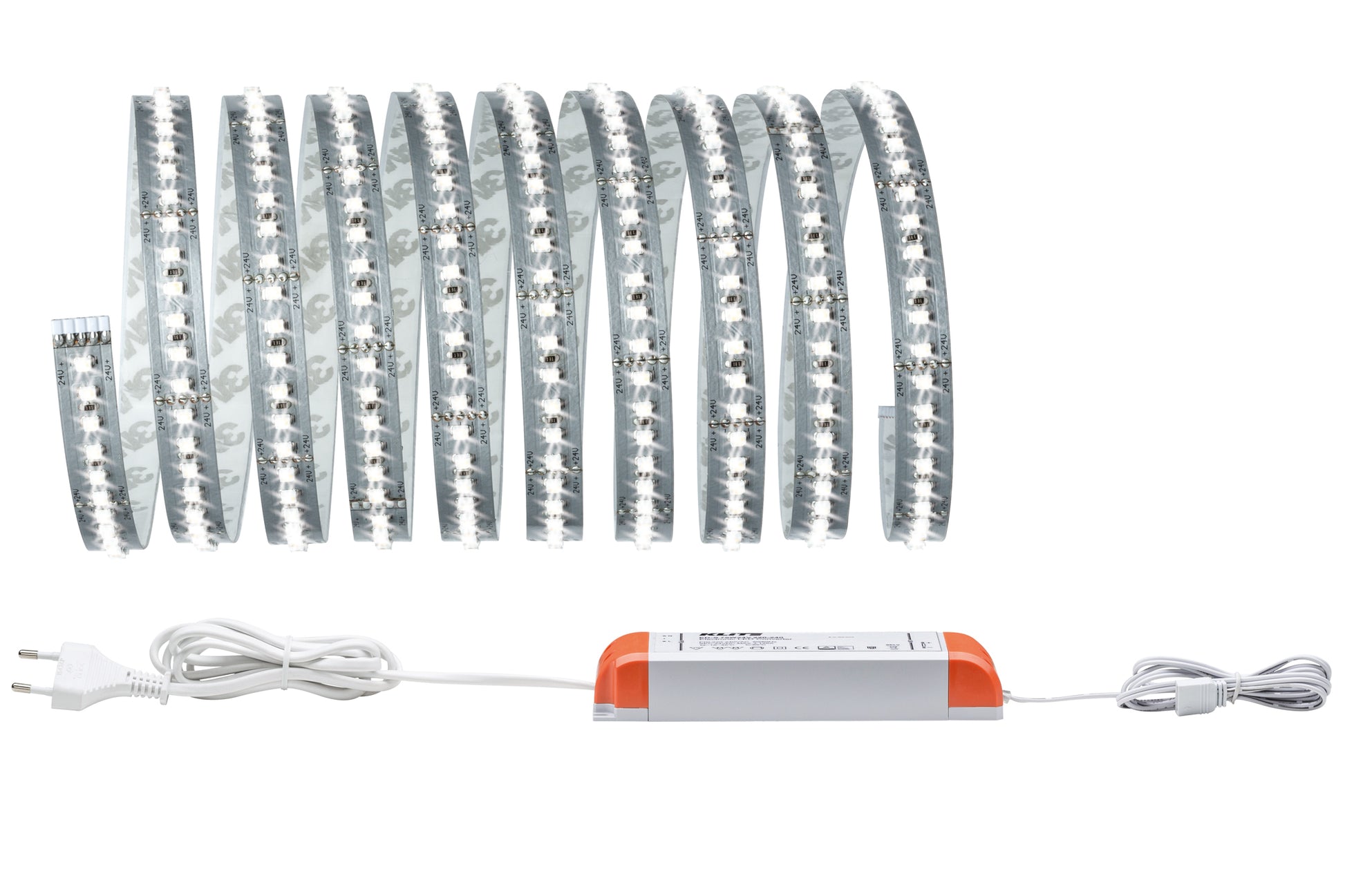 Paulmann LED-Strip MaxLED 1000 – 3 m, 3300 lm, 34 W, 6500 K, dimmbar, weiss, inkl. Netzteil