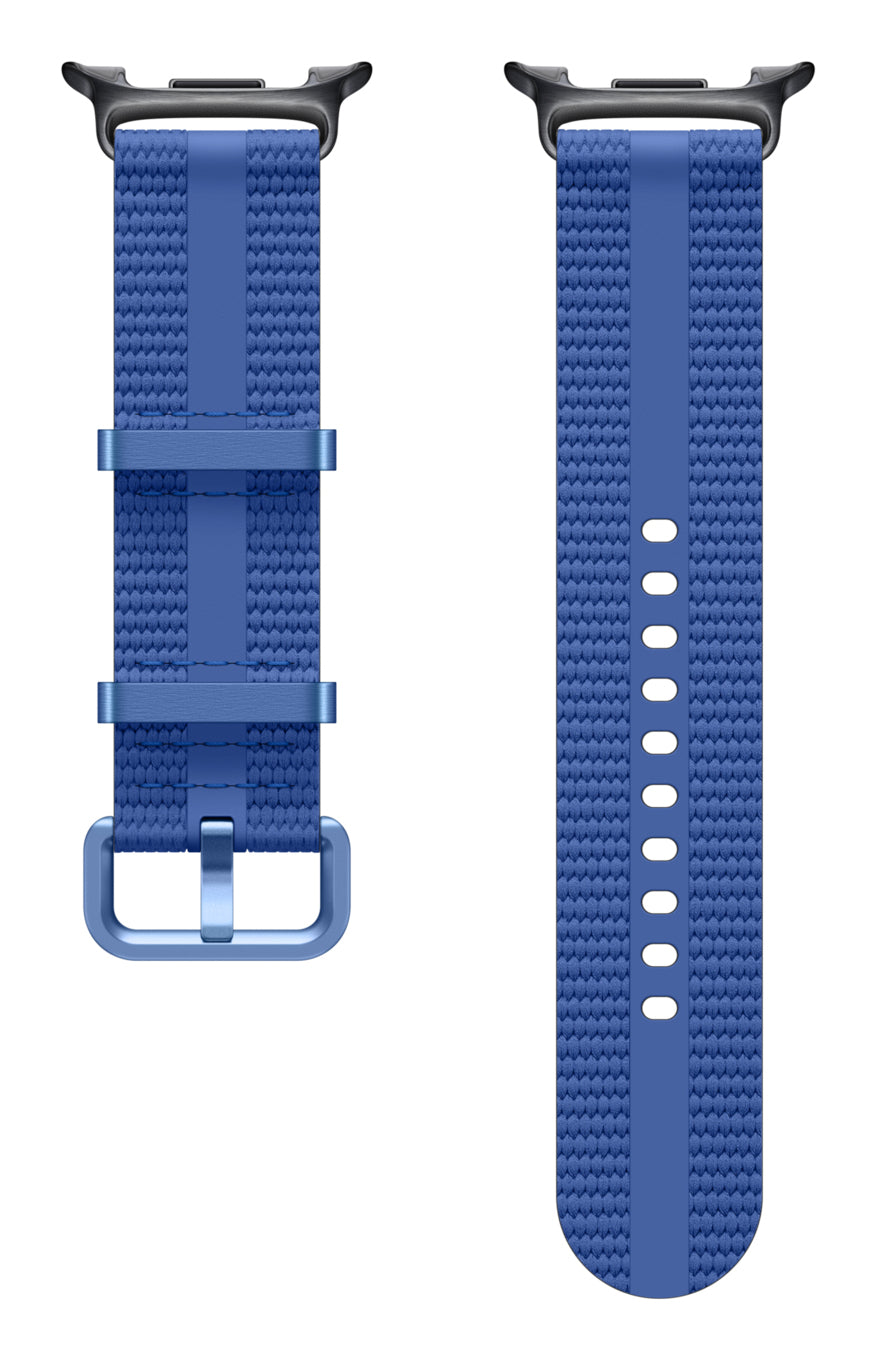 Samsung Athleisure – Armband – für Galaxy Watch8, Blau, S/M, Nylon