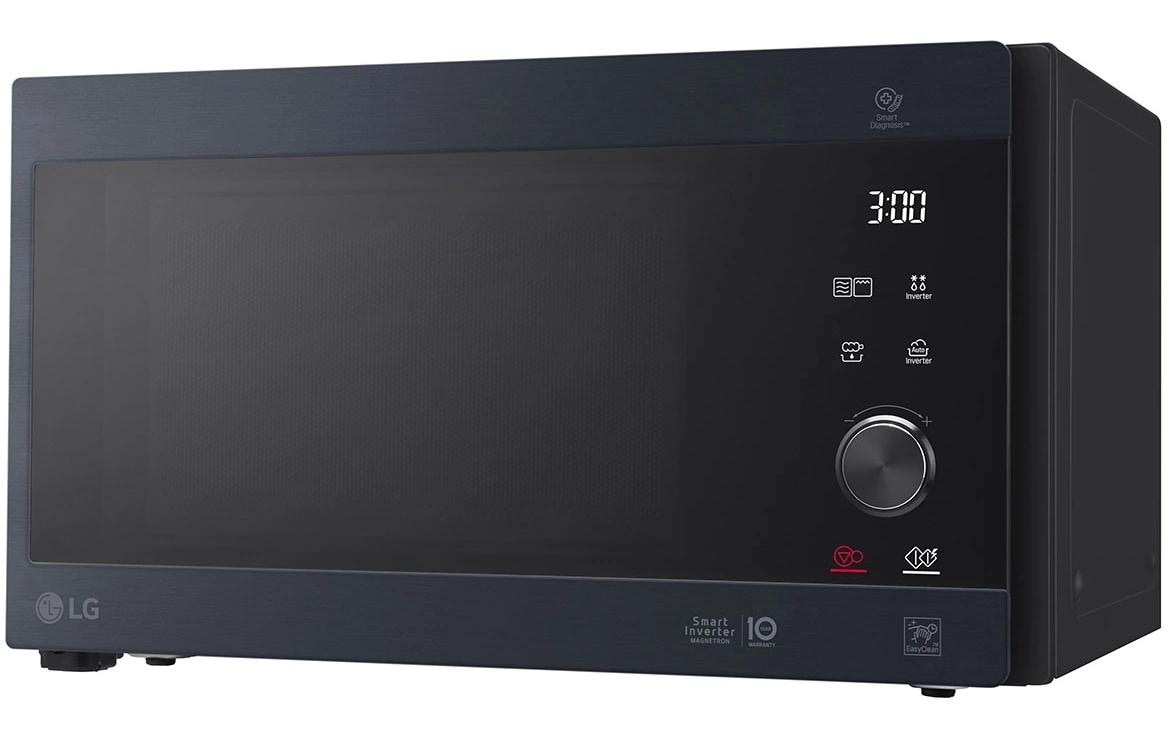 LG Grill-Mikrowelle MH6565CPBW – 25 l, Grill & Inverter, 1000 W – Schwarz