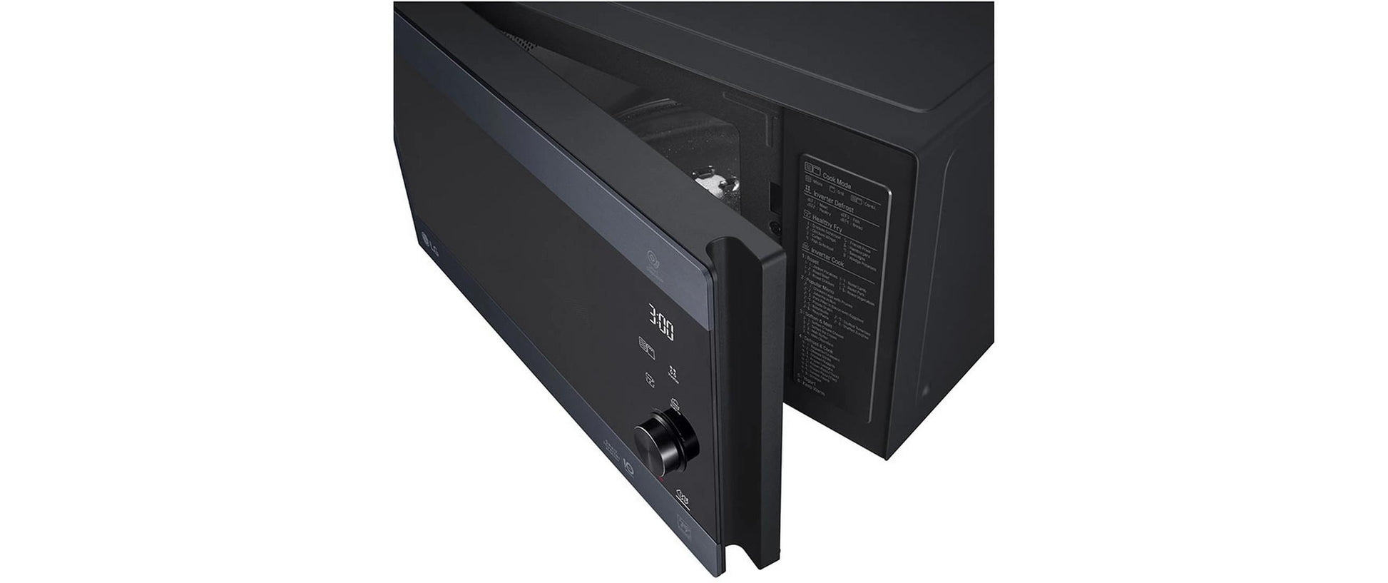 LG Grill-Mikrowelle MH6565CPBW – 25 l, Grill & Inverter, 1000 W – Schwarz