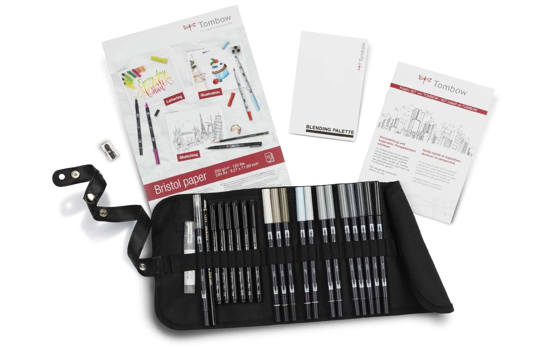 Tombow Filzstifte ABT Grautöne, 27 Farben