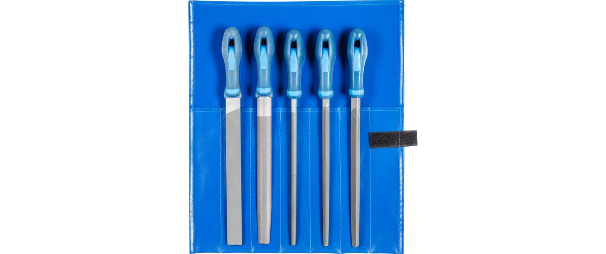 PFERD Werkstattfeilen-Set – 250 mm, Blau