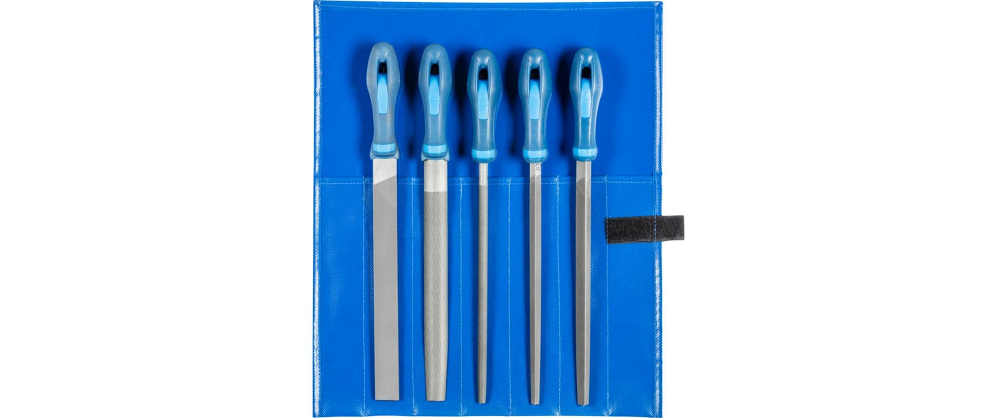 PFERD Werkstattfeilen-Set WR – 250 mm, Verschiedene Dateiformen – Blau