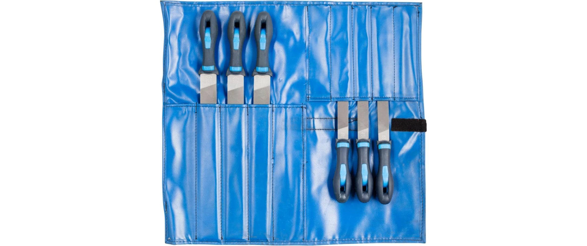 PFERD Werkstattfeilen-Set – Länge 300 mm – Blau