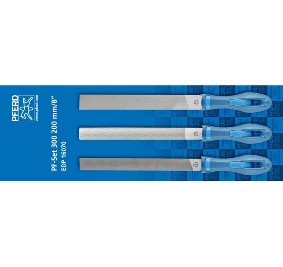PFERD Feilen-Set – 200 mm – 1-teilig – mit Heft