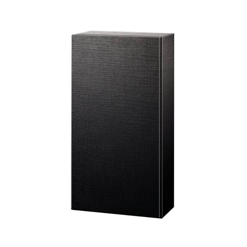 Brieger Weinpräsentkarton Struktura Vita Schwarz – Innenmass 192 × 93 × 360 mm – für 2 Flaschen – 1 Stk.