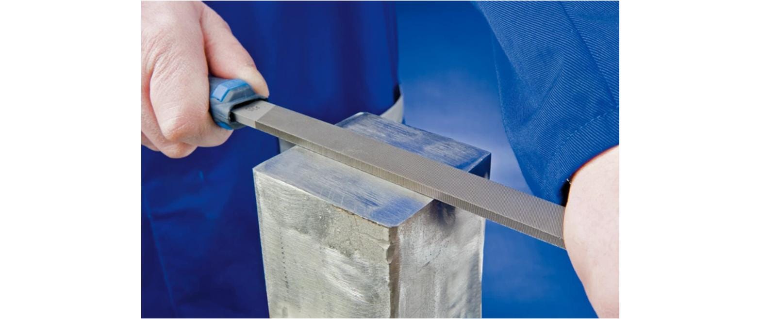 PFERD FS Werkstattfeile – 250 mm, Hieb 2 – mit Heft