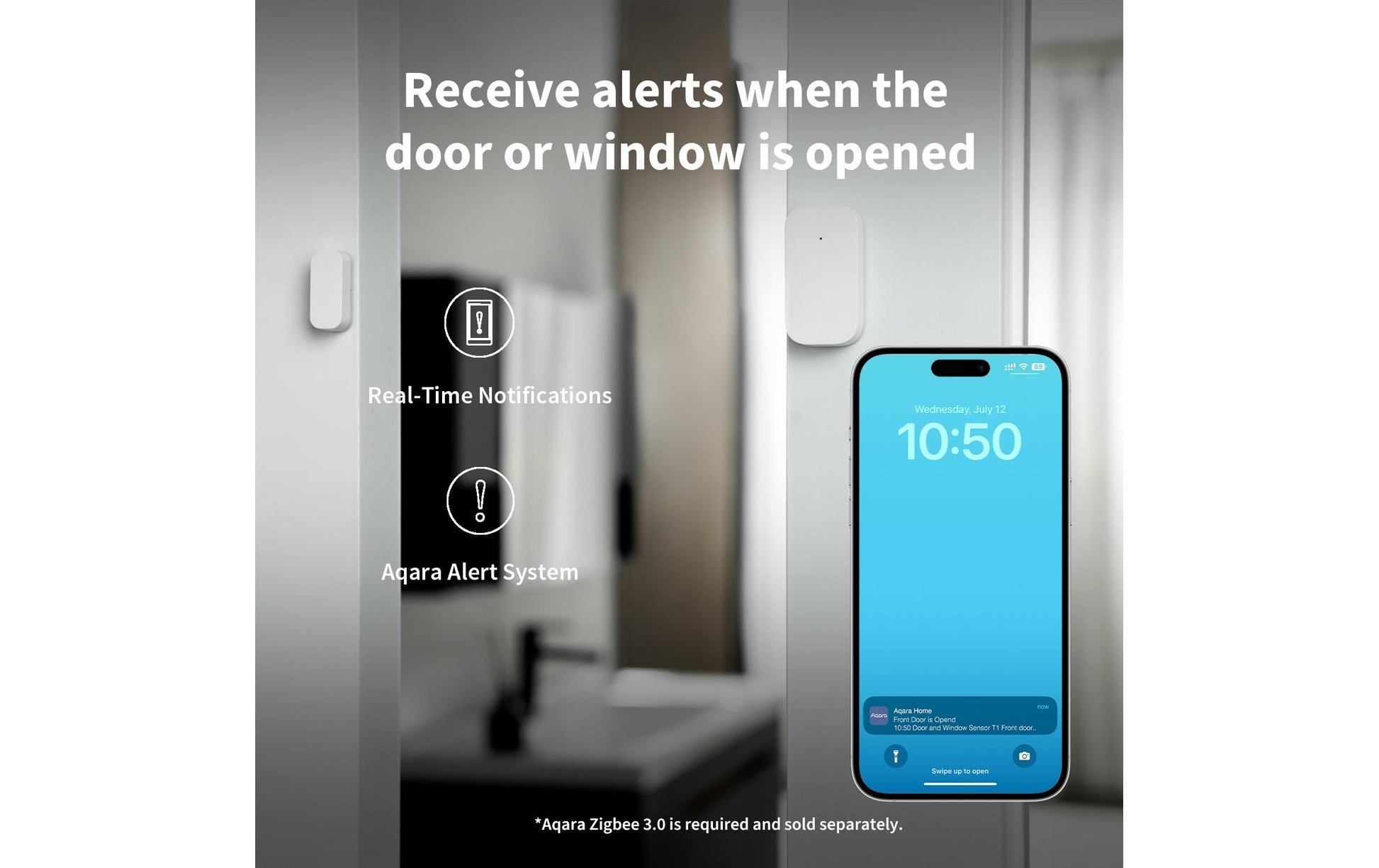 Aqara T1 – Tür-/Fensterkontakt, ZigBee 3.0, CR1632-Batterie