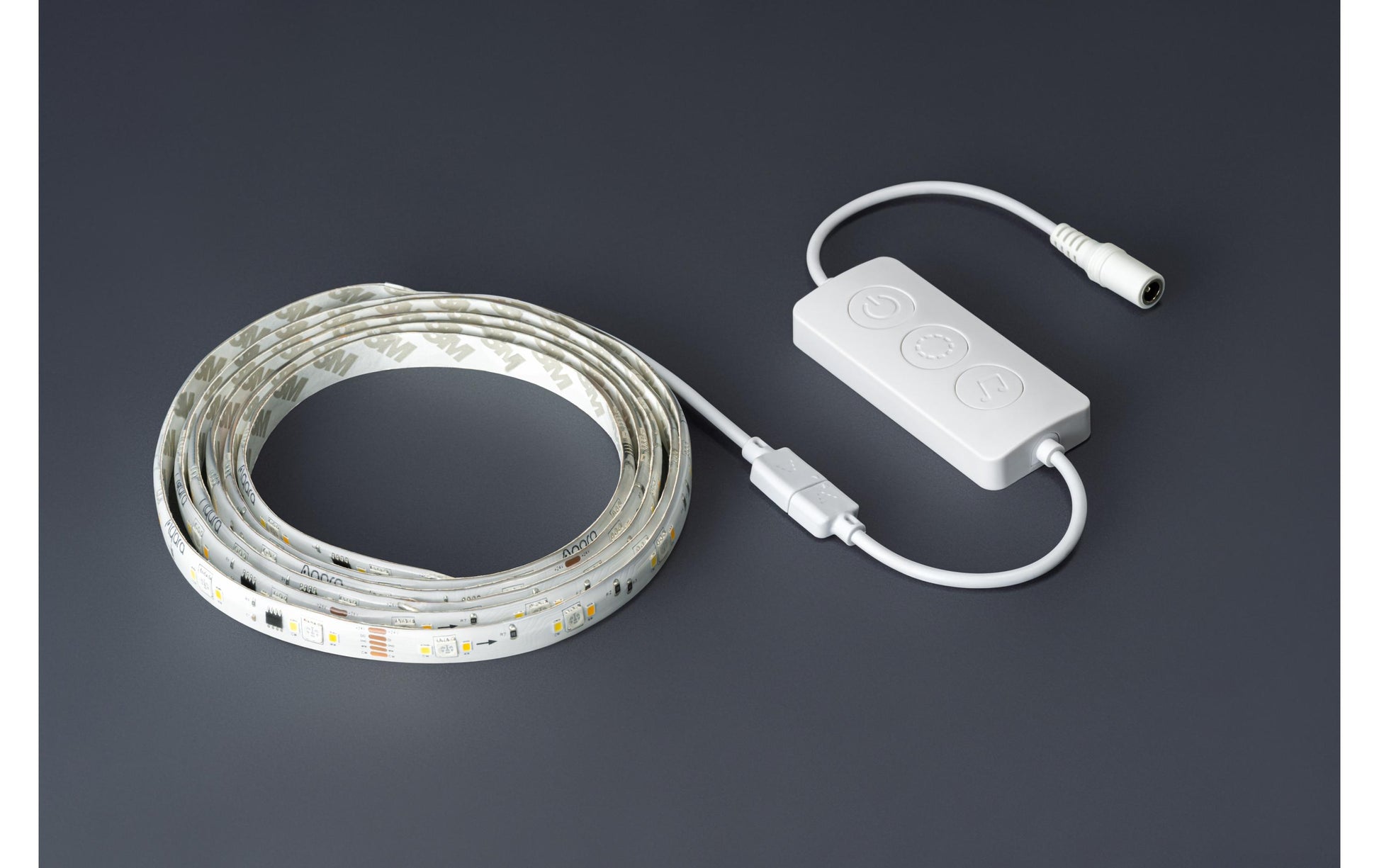Aqara LED-Strip – 2 m, RGB, IP44, weiss, inkl. Netzteil