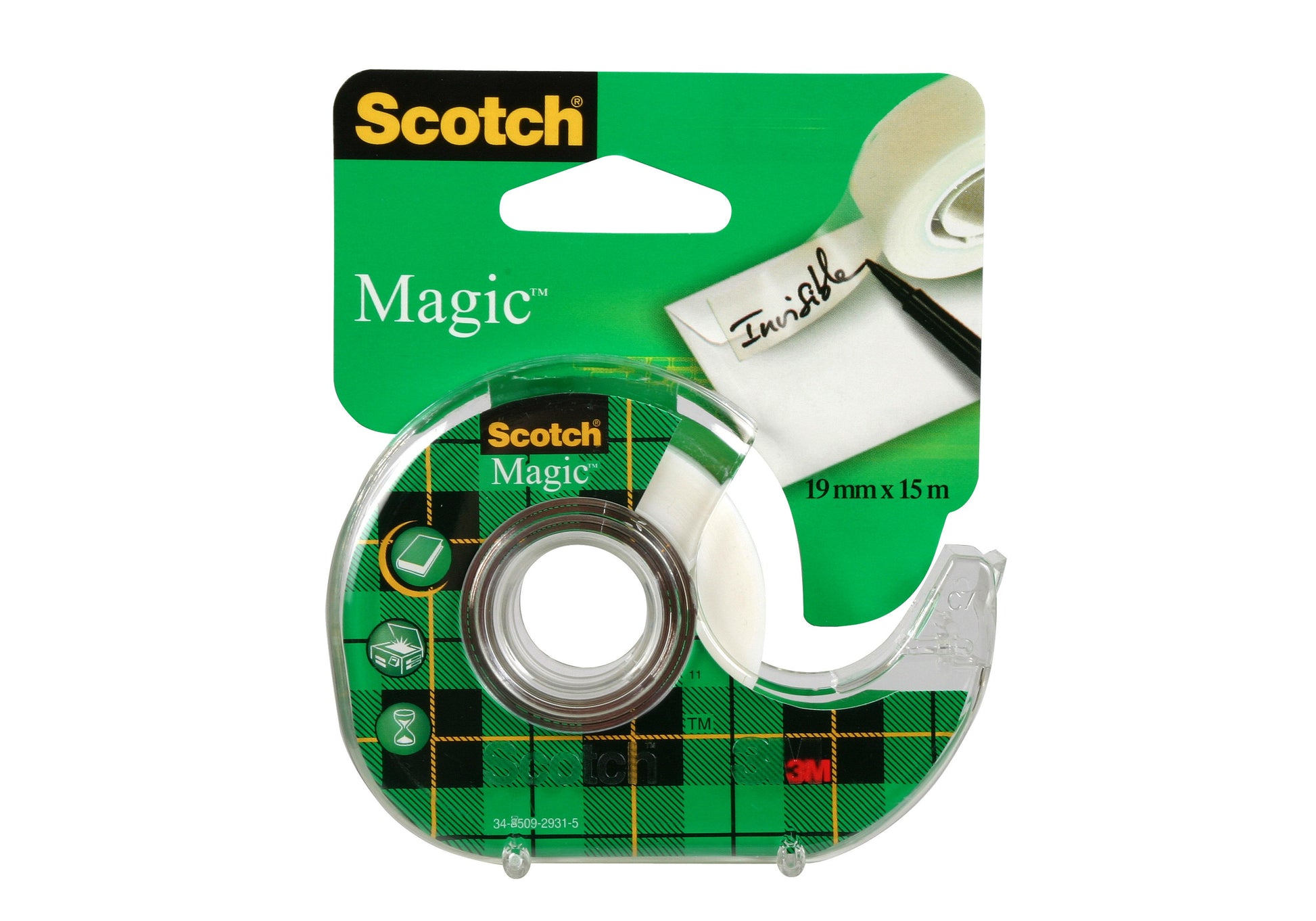 Scotch Magic 810 Klebefilm matt/unsichtbar – 19 mm × 15 m, Zelluloseacetat, beschriftbar, 1 Stück