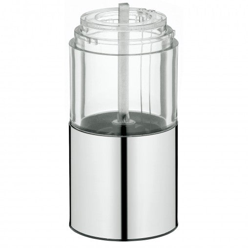 WMF Salz-/Pfeffermühle Ø 5 × 21 cm, Edelstahl/Glas, Keramik-Mahlwerk, stufenlos, silber matt