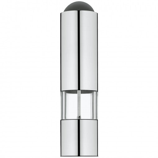 WMF Salz-/Pfeffermühle Ø 5 × 21 cm, Edelstahl/Glas, Keramik-Mahlwerk, stufenlos, silber matt