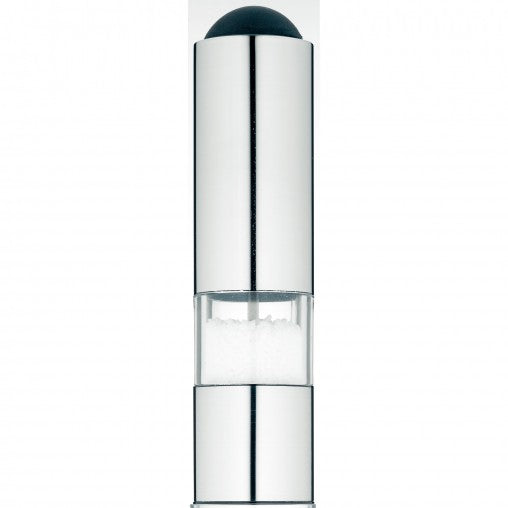 WMF Salz-/Pfeffermühle Ø 5 × 21 cm, Edelstahl/Glas, Keramik-Mahlwerk, stufenlos, silber matt