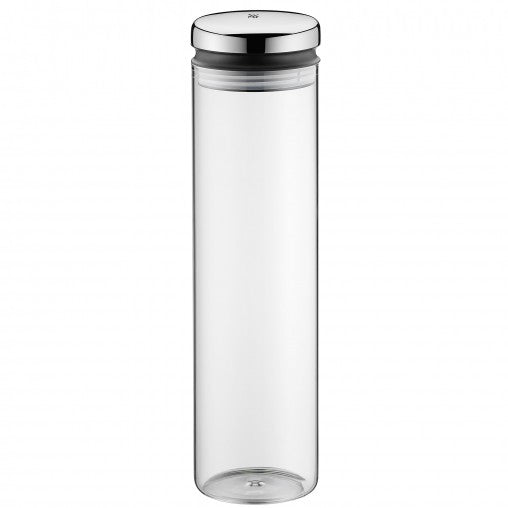 WMF Vorratsdose 2 l, Ø 9,7 × 36 cm, Glas/Edelstahl, transparent