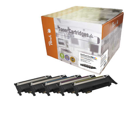 Peach Toner-Multipack CLT-4092 – BK/C/M/Y, 1000 Seiten – für Samsung CLP-310/CLP-315/CLX-3170 u. a.