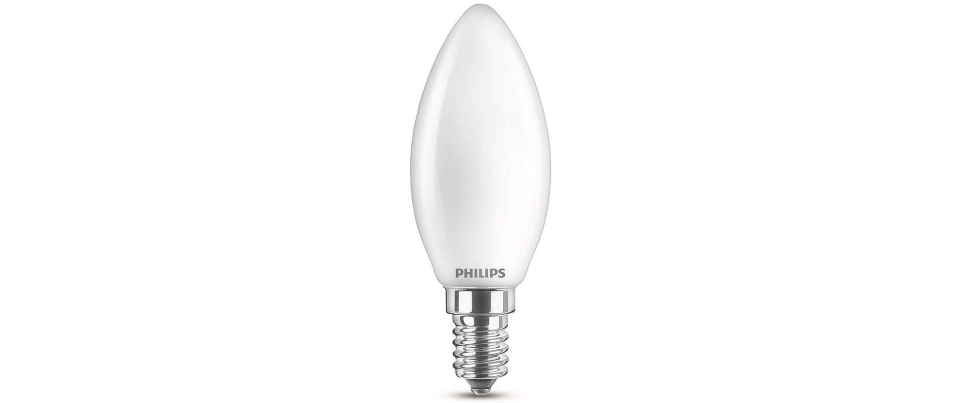 Philips by Signify Philips LED-Leuchtmittel E14 B35 – Neutralweiss 4000 K, 470 lm, 4,3 W – IP20 – 1 Stk. – Glas