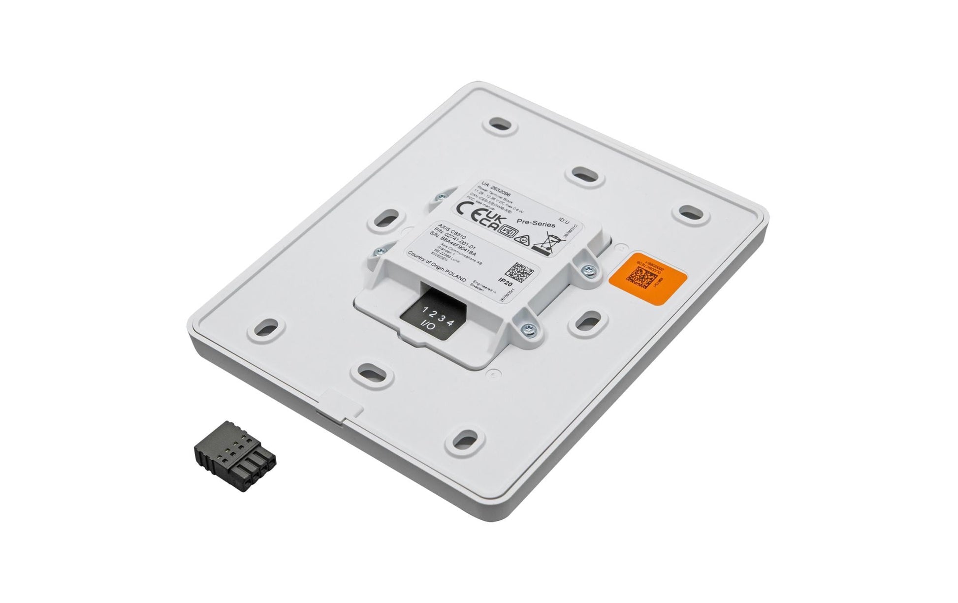 Axis C8310 – Digitaler Lautstärkeregler, Wandmontiert, Klemmen, 12 V, Weiss