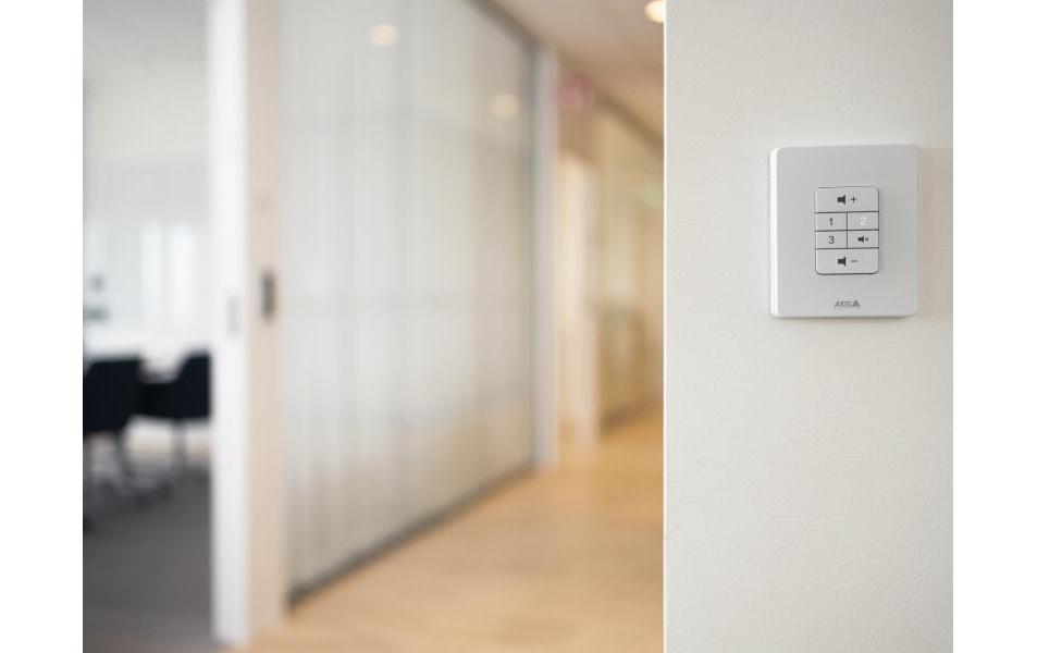 Axis C8310 – Digitaler Lautstärkeregler, Wandmontiert, Klemmen, 12 V, Weiss