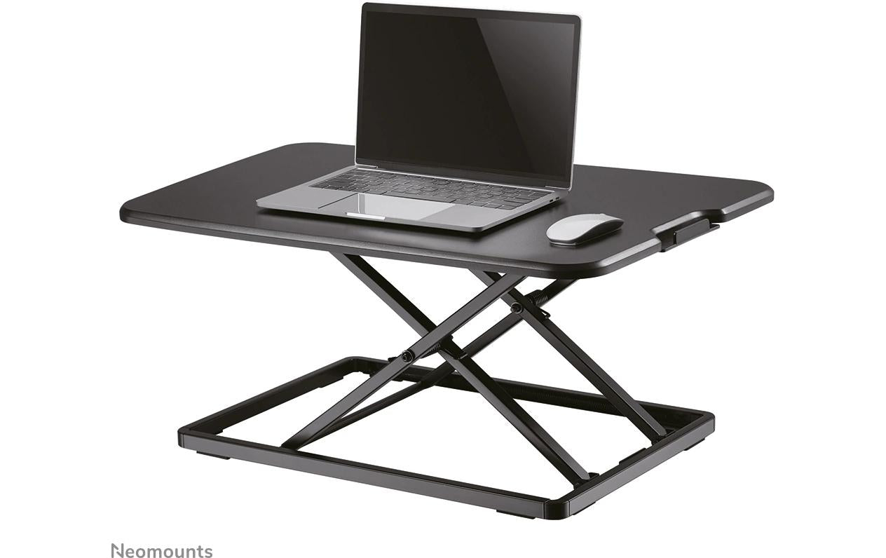 Neomounts Stehtisch – 67 × 47 × 40,5 cm – schwarz – höhenverstellbar