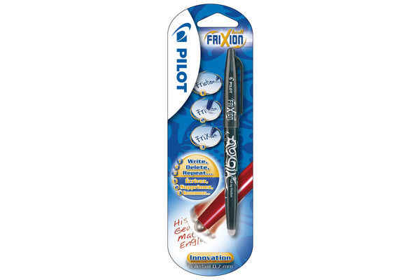 Pilot FriXion Ball – Tintenroller, 0,7 mm, schwarz, radierbar, Kunststoff