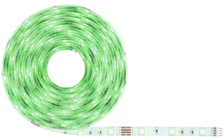 Paulmann LED-Strip SimpLED – Komplettset, 5 m, 450 lm, 20 W, RGB, dimmbar, ZigBee 3.0, weiss, Fernbedienung