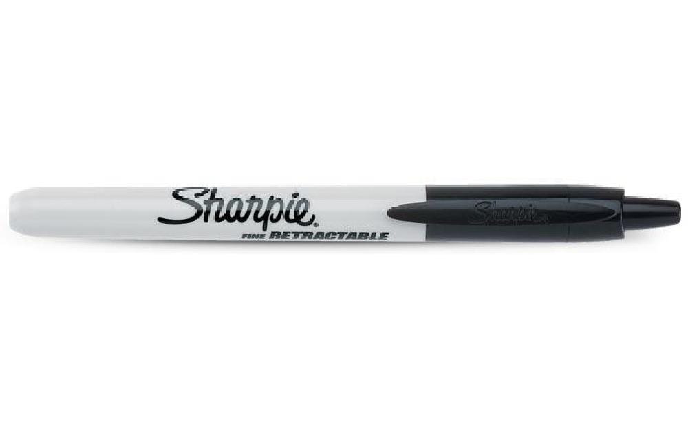 Sharpie Permanentmarker für Glas, Porzellan, Metall und mehr – schwarz