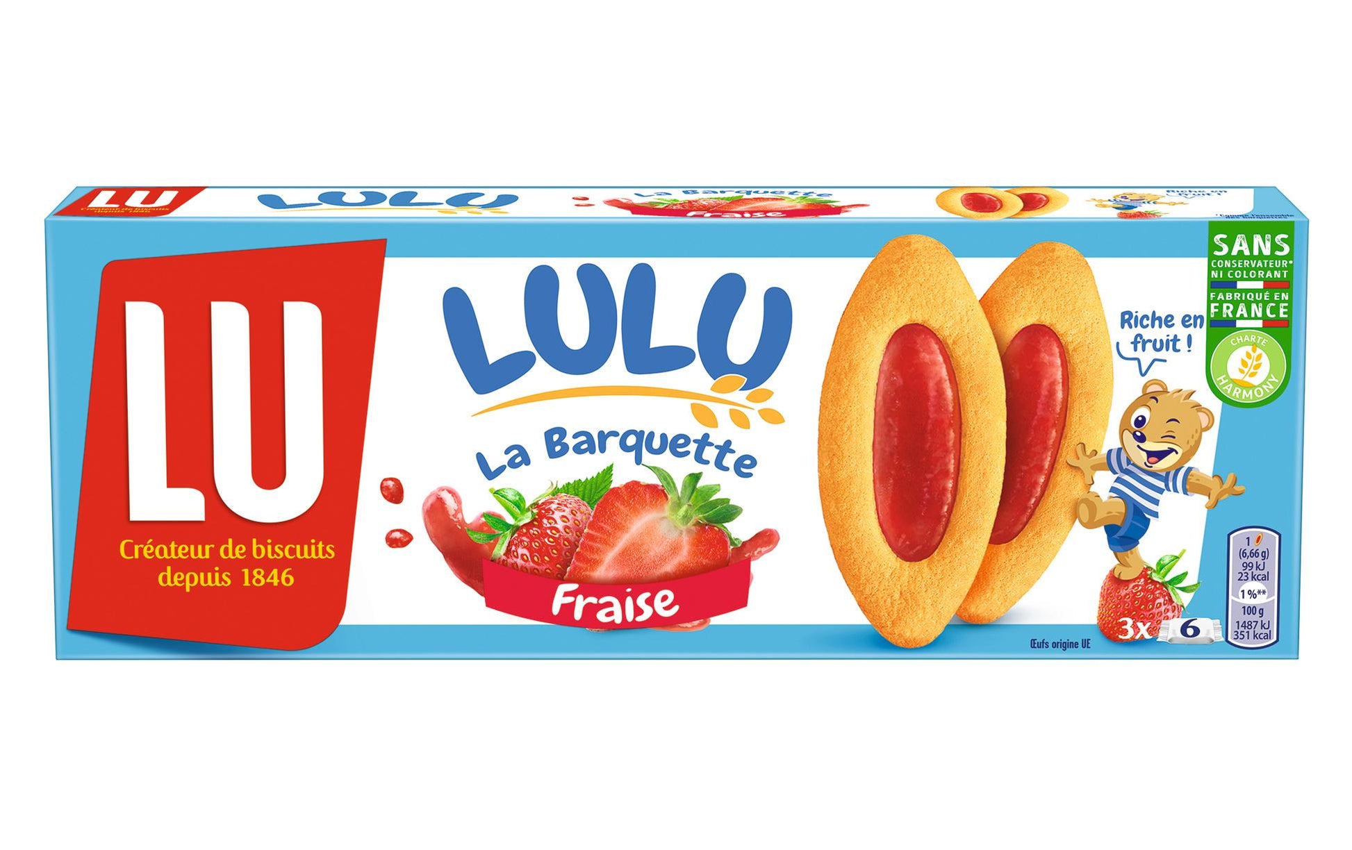 LU Barquette Guetzli – Erdbeer – 120 g