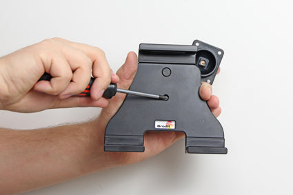 Brodit Auto-Halterung – Auto – 120–150 mm Gerätehöhe – drehbar, neigbar – Schwarz