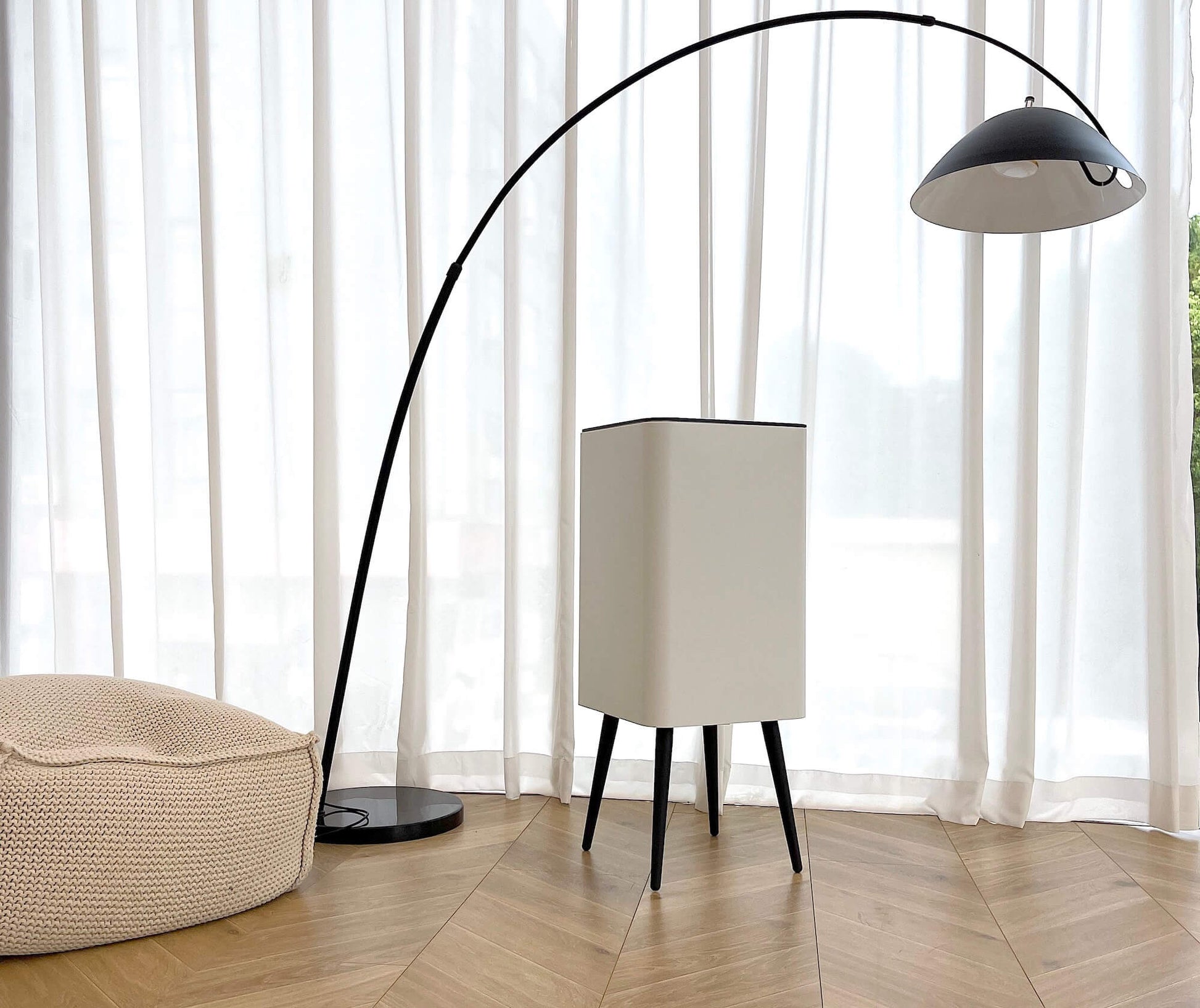 Sonnenkönig Infrarot-Heizlüfter Eleganz Tower S – 500 W, bis 10m², WLAN, Alexa & Google Assistant