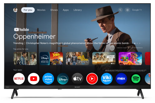 Sharp 32HF2265E – 32" Fernseher – HD (1366 × 768) – LCD – Google TV – 60 Hz – HDR10