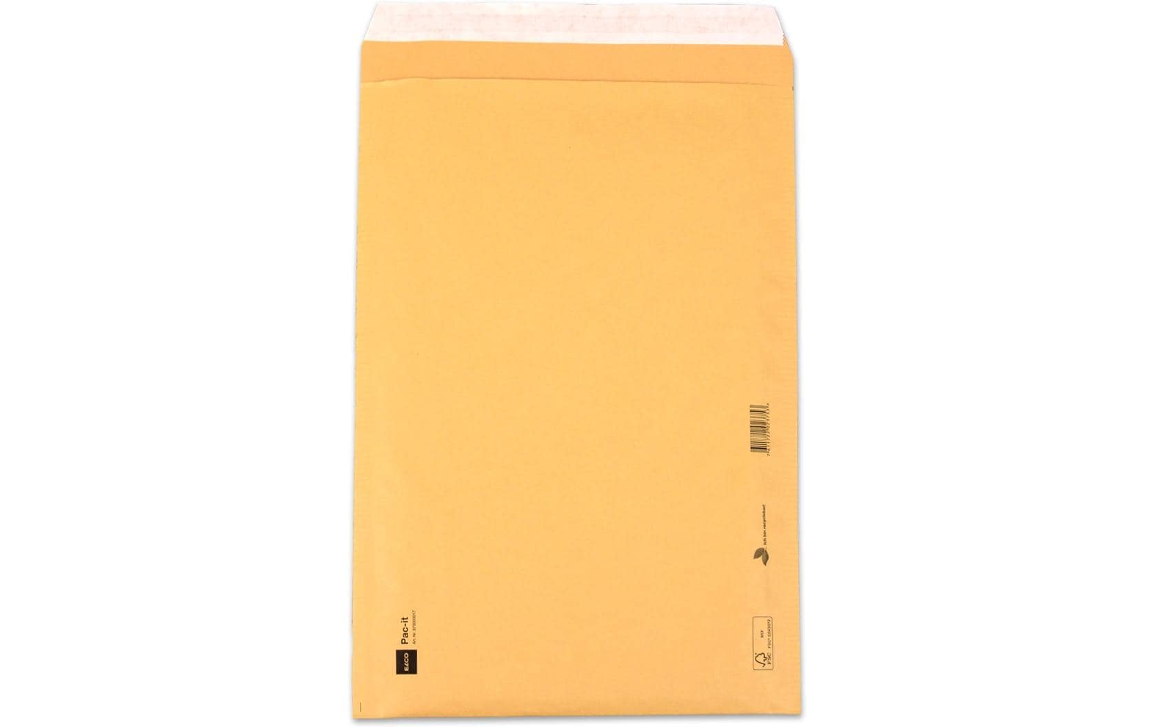 Elco Seitenfaltentasche – 250 × 350 mm, selbstklebend, Papier, braun – 40 Stk.