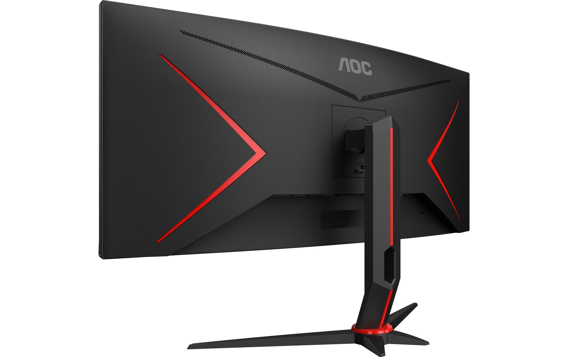 AOC CU34G2XP/BK – Monitor, 34" 3440 × 1440 (UWQHD), VA, 180 Hz, Gebogen, Adaptive Sync, VESA 100 × 100, Rot