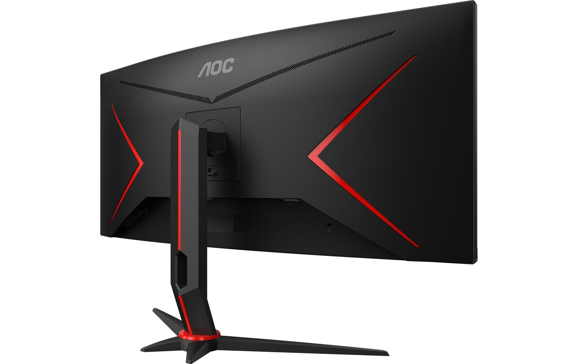 AOC CU34G2XP/BK – Monitor, 34" 3440 × 1440 (UWQHD), VA, 180 Hz, Gebogen, Adaptive Sync, VESA 100 × 100, Rot