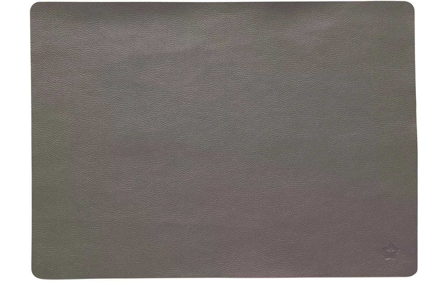 Pichler Tischset Jazz – Kunstleder (PU), Graphit, 46 × 33 cm – 2er-Set